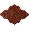 Ekena Millwork Piedmont Ceiling Medallion (Fits Canopies up to 6 1/2"), 67 1/8"W x 48 5/8"H x 1 7/8"P, Firebrick CM67PEFIF - alternate 1